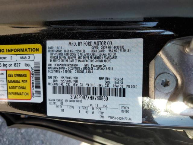 Photo 11 VIN: 3FA6P0H7XHR280860 - FORD FUSION SE 