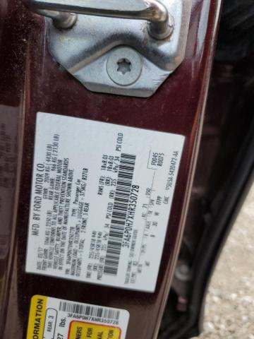 Photo 11 VIN: 3FA6P0H7XHR350728 - FORD FUSION SE 