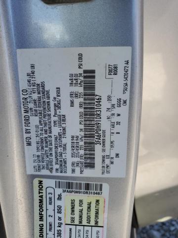 Photo 11 VIN: 3FA6P0H91DR310467 - FORD FUSION 