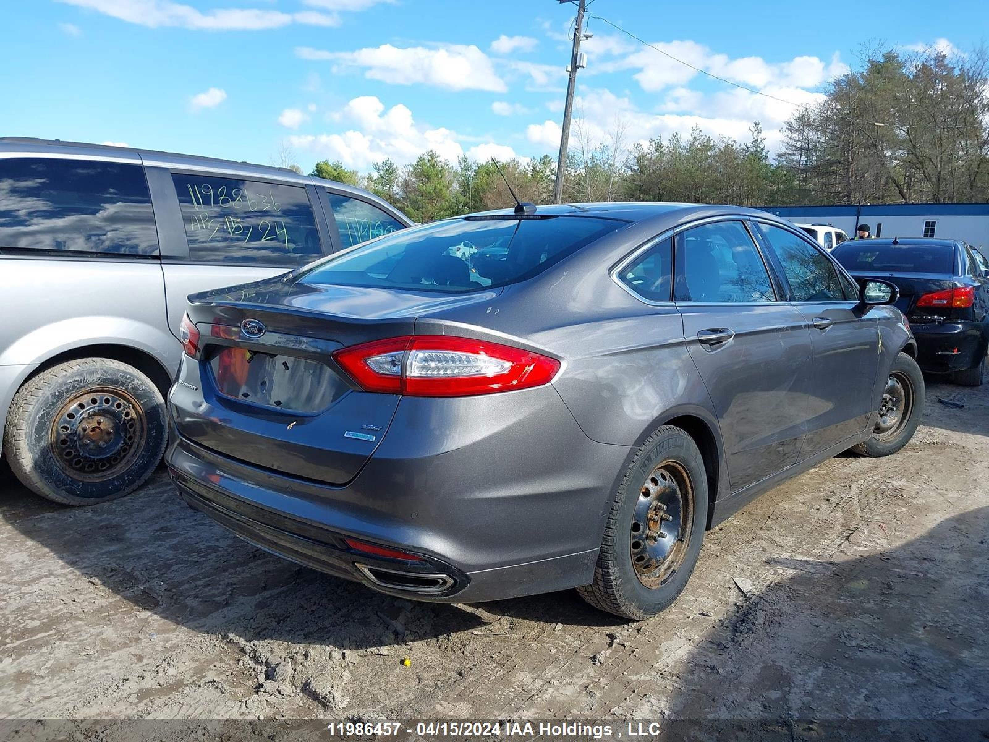 Photo 3 VIN: 3FA6P0H92DR314348 - FORD FUSION 