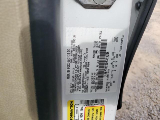 Photo 11 VIN: 3FA6P0H92DR363386 - FORD FUSION 