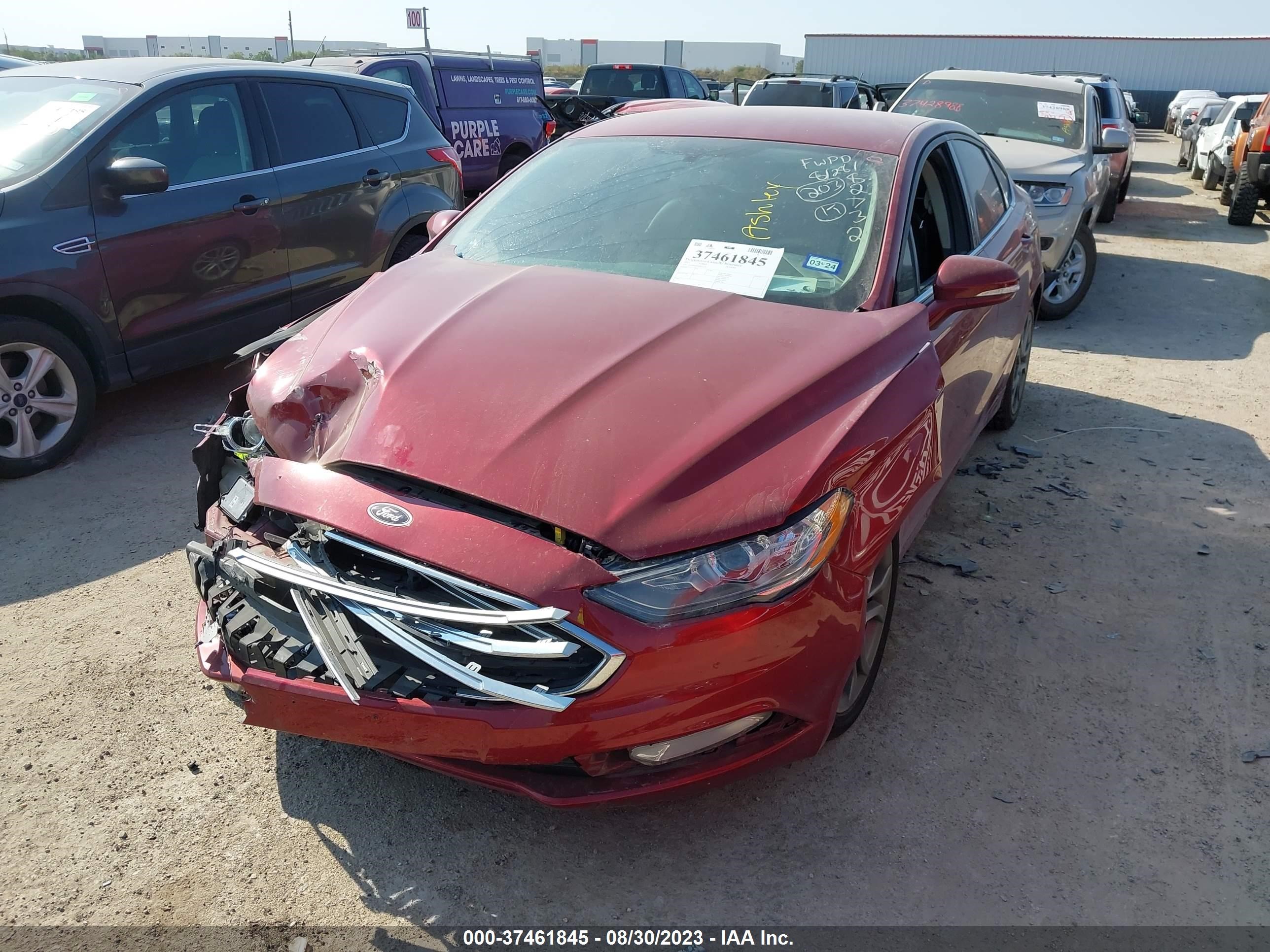 Photo 1 VIN: 3FA6P0H94HR273985 - FORD FUSION 