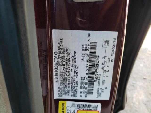 Photo 11 VIN: 3FA6P0H96DR103508 - FORD FUSION 