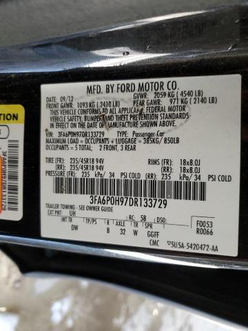 Photo 11 VIN: 3FA6P0H97DR133729 - FORD FUSION 