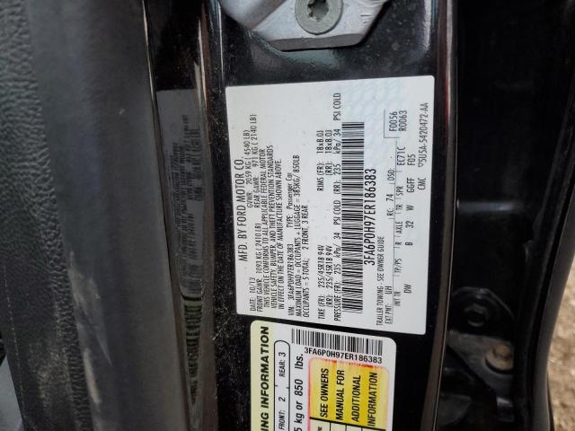 Photo 11 VIN: 3FA6P0H97ER186383 - FORD FUSION SE 