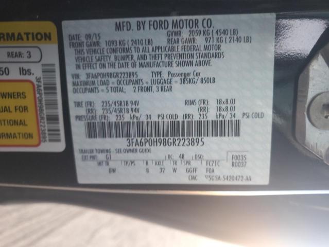 Photo 11 VIN: 3FA6P0H98GR223895 - FORD FUSION 