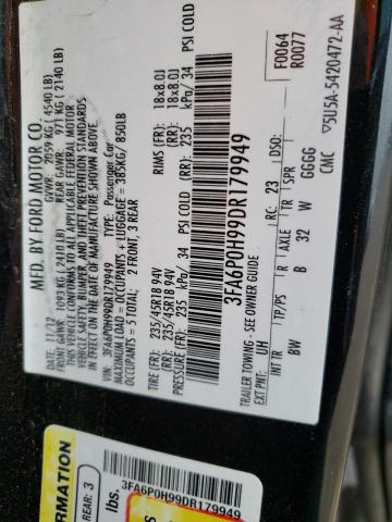 Photo 11 VIN: 3FA6P0H99DR179949 - FORD FUSION SE 