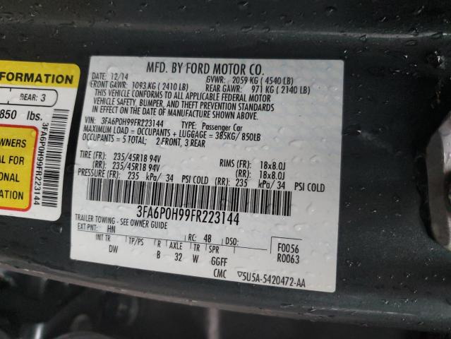 Photo 11 VIN: 3FA6P0H99FR223144 - FORD FUSION SE 