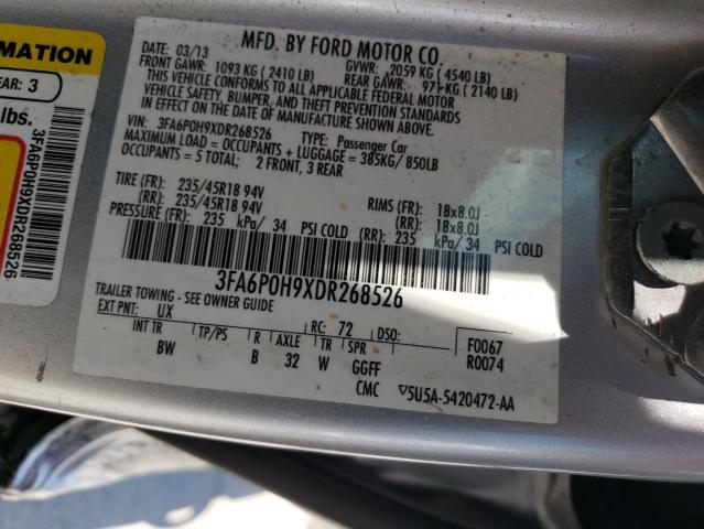 Photo 11 VIN: 3FA6P0H9XDR268526 - FORD FUSION 