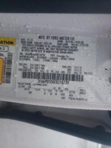 Photo 9 VIN: 3FA6P0HD0ER218739 - FORD FUSION SE 