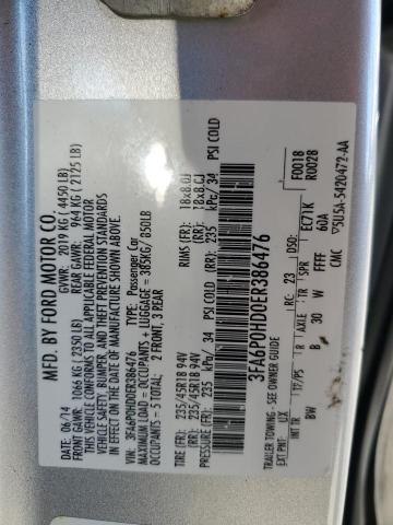 Photo 11 VIN: 3FA6P0HD0ER386476 - FORD FUSION SE 