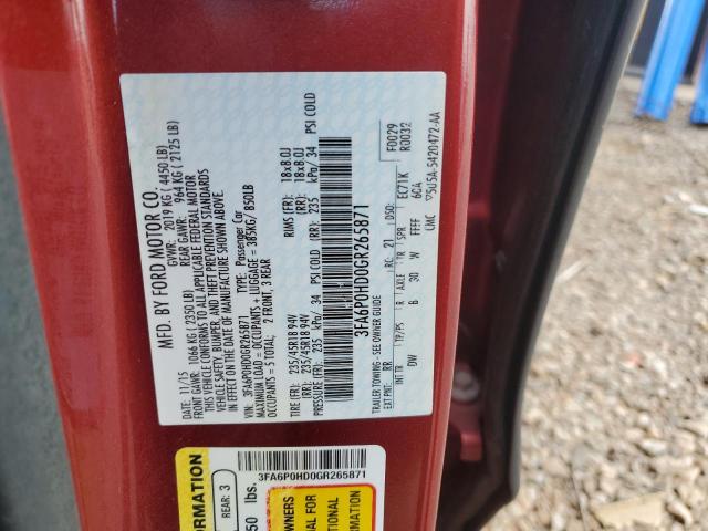 Photo 11 VIN: 3FA6P0HD0GR265871 - FORD FUSION 