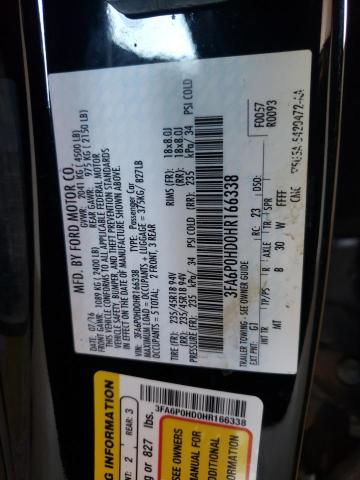 Photo 11 VIN: 3FA6P0HD0HR166338 - FORD FUSION 