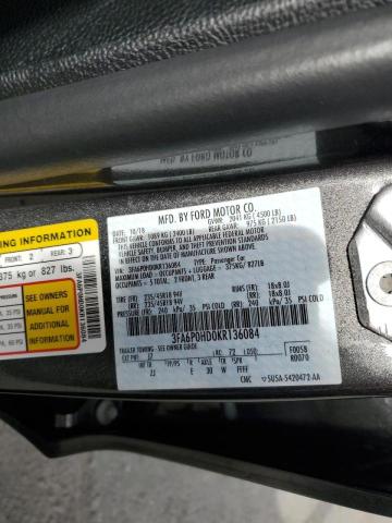 Photo 9 VIN: 3FA6P0HD0KR136084 - FORD FUSION SE 