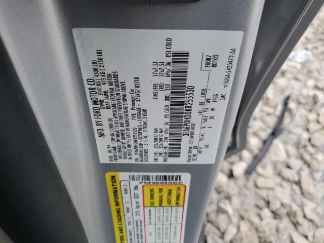 Photo 11 VIN: 3FA6P0HD0KR255530 - FORD FUSION SE 