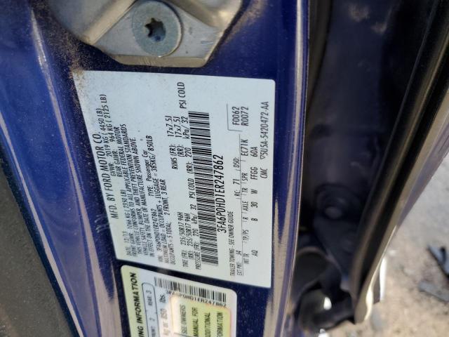 Photo 11 VIN: 3FA6P0HD1ER247862 - FORD FUSION SE 