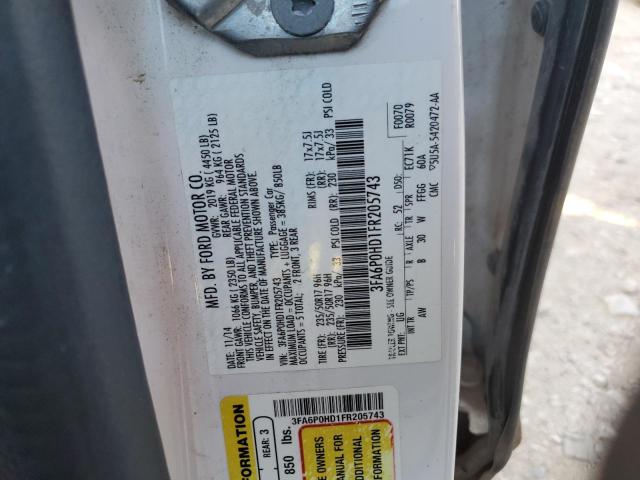 Photo 11 VIN: 3FA6P0HD1FR205743 - FORD FUSION SE 