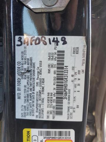 Photo 11 VIN: 3FA6P0HD1GR313314 - FORD FUSION SE 