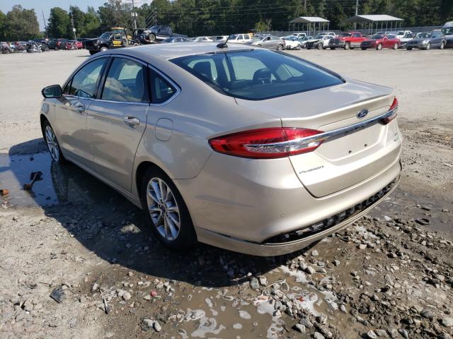 Photo 2 VIN: 3FA6P0HD1HR371814 - FORD FUSION SE 