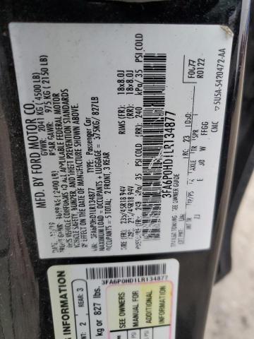 Photo 11 VIN: 3FA6P0HD1LR134877 - FORD FUSION SE 