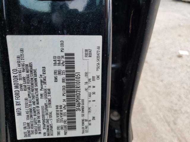 Photo 11 VIN: 3FA6P0HD2ER101051 - FORD FUSION SE 