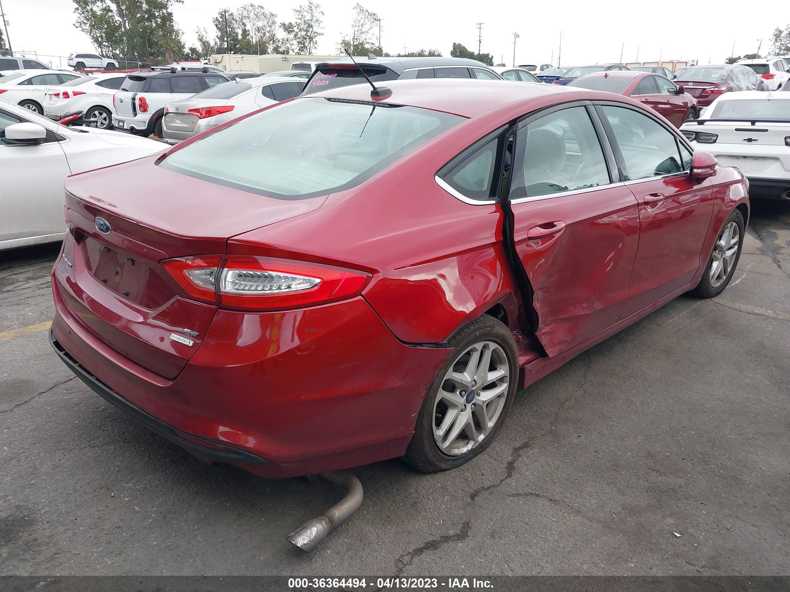 Photo 3 VIN: 3FA6P0HD2ER127620 - FORD FUSION 