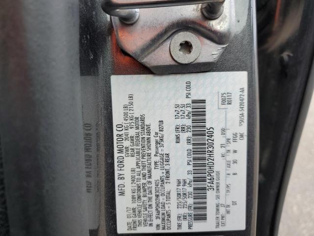 Photo 11 VIN: 3FA6P0HD2HR302405 - FORD FUSION 