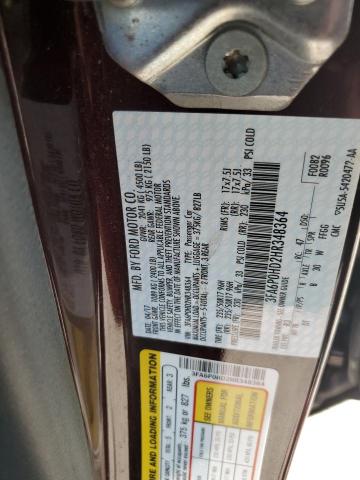 Photo 11 VIN: 3FA6P0HD2HR348364 - FORD FUSION 