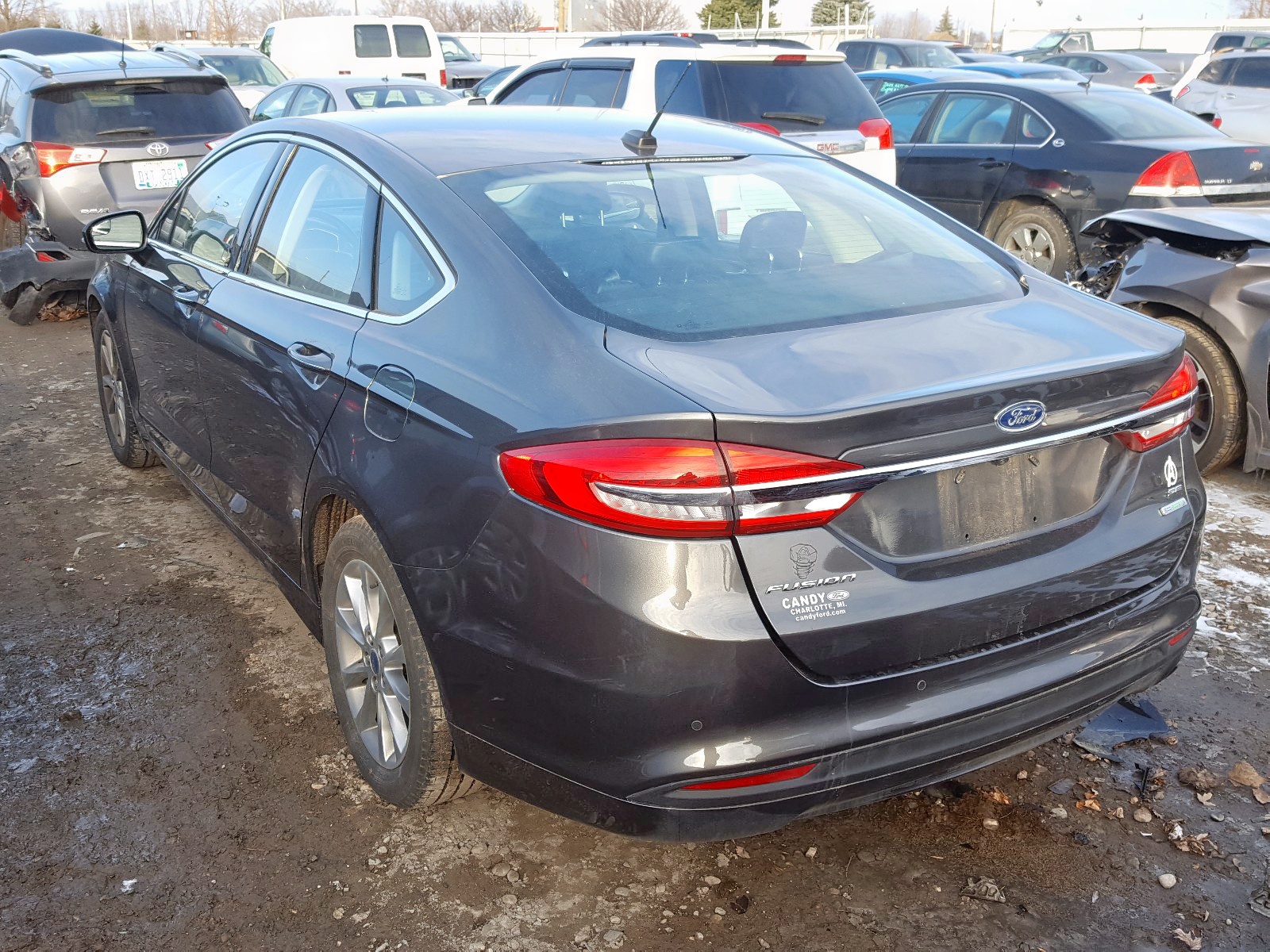 Photo 2 VIN: 3FA6P0HD2HR405291 - FORD FUSION SE 