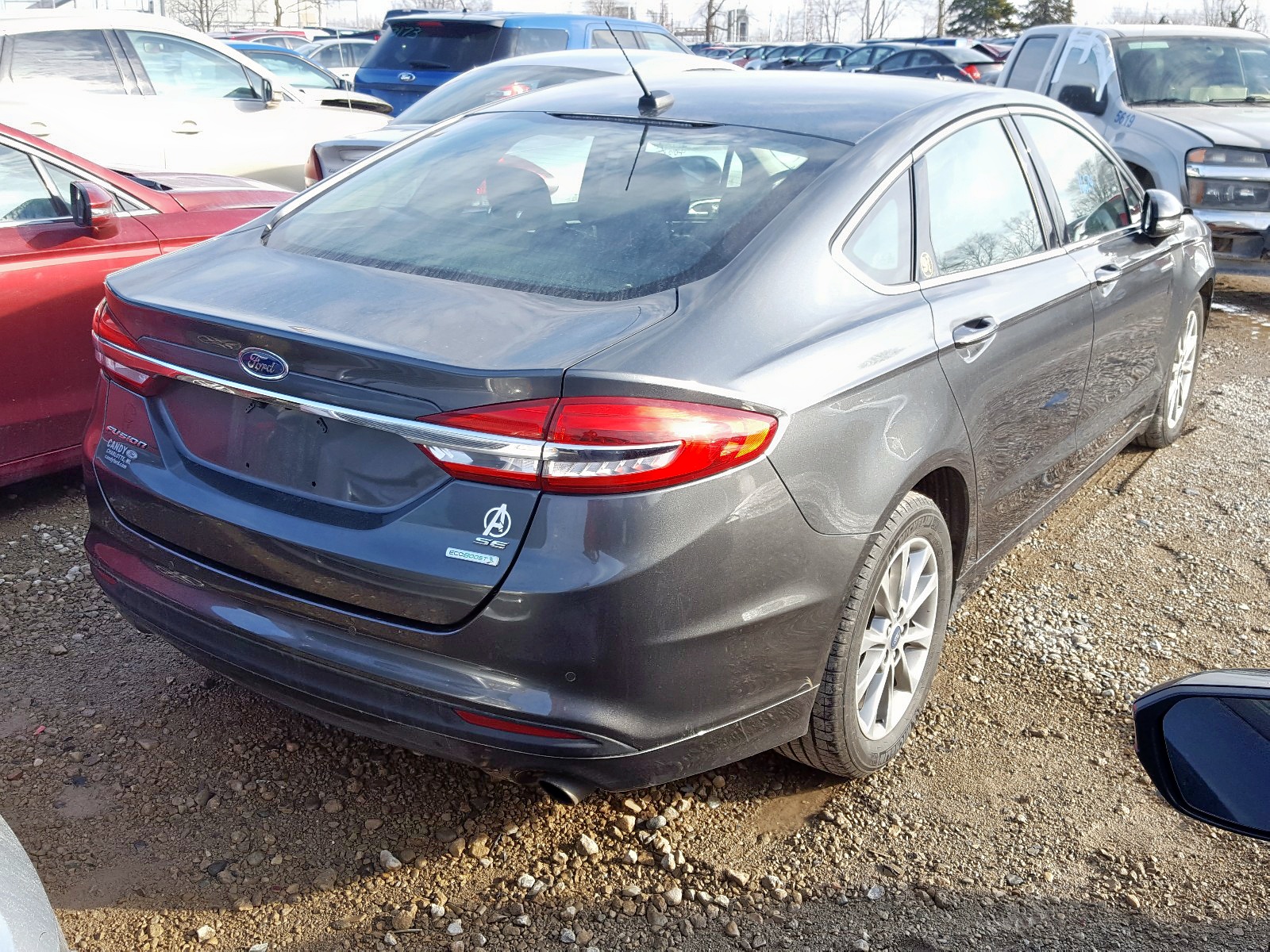 Photo 3 VIN: 3FA6P0HD2HR405291 - FORD FUSION SE 