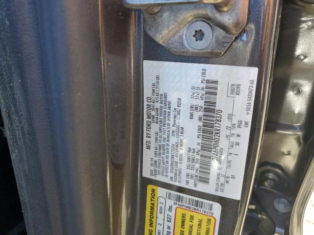 Photo 11 VIN: 3FA6P0HD2KR178370 - FORD FUSION SE 