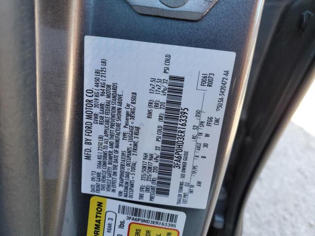 Photo 12 VIN: 3FA6P0HD3ER163395 - FORD FUSION 