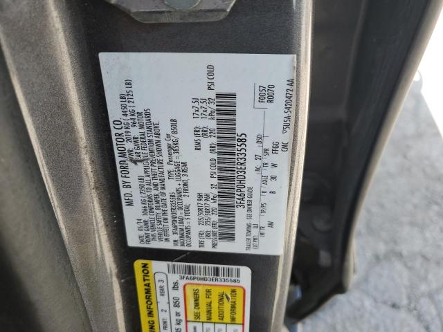 Photo 11 VIN: 3FA6P0HD3ER335585 - FORD FUSION 