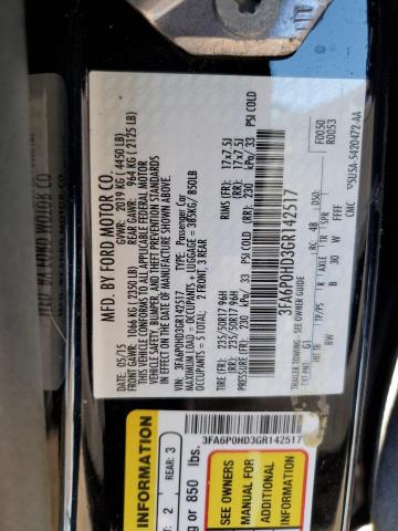 Photo 11 VIN: 3FA6P0HD3GR142517 - FORD FUSION 