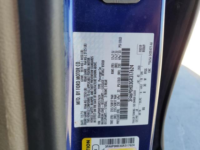 Photo 11 VIN: 3FA6P0HD3GR317624 - FORD FUSION 