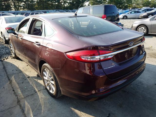 Photo 2 VIN: 3FA6P0HD3HR102729 - FORD FUSION SE 