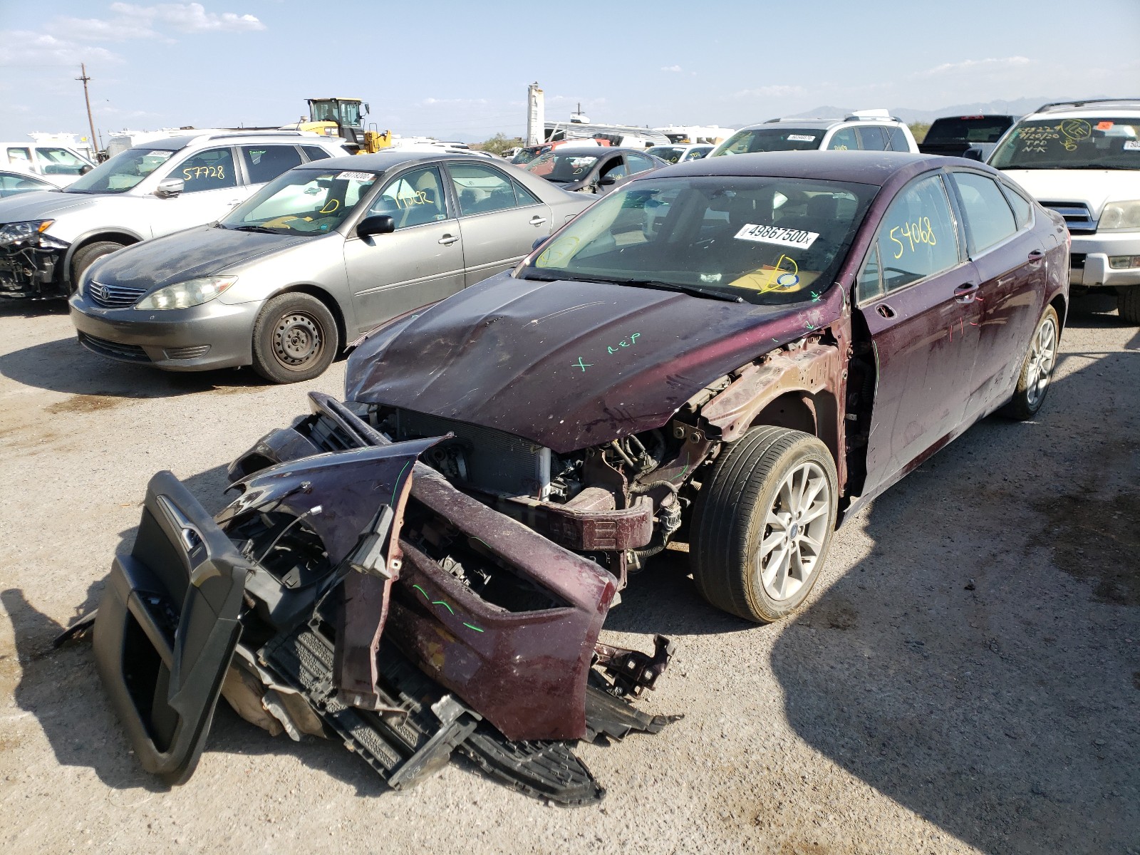 Photo 1 VIN: 3FA6P0HD3HR206038 - FORD FUSION SE 