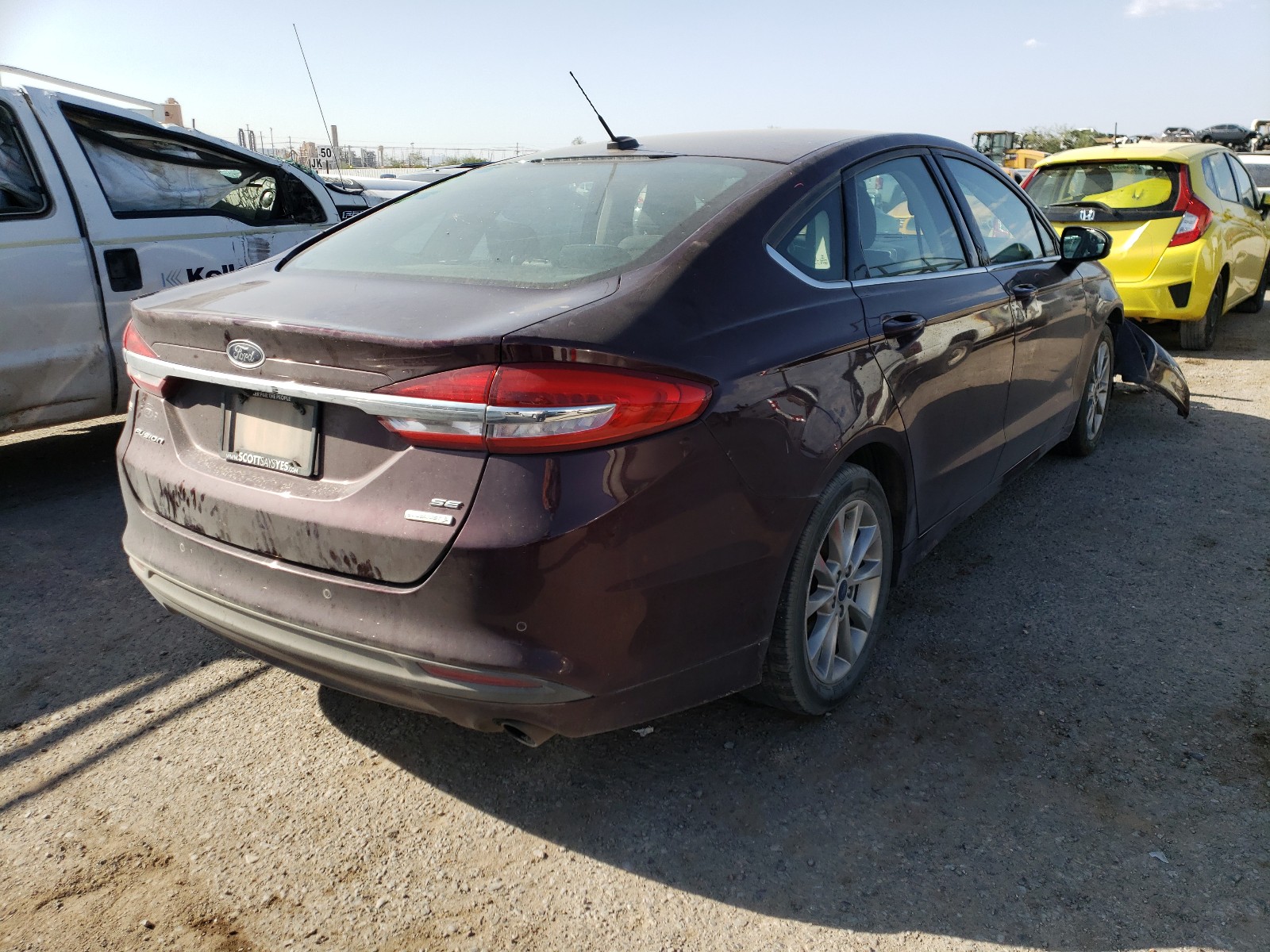 Photo 3 VIN: 3FA6P0HD3HR206038 - FORD FUSION SE 