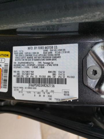 Photo 12 VIN: 3FA6P0HD3HR262156 - FORD FUSION SE 