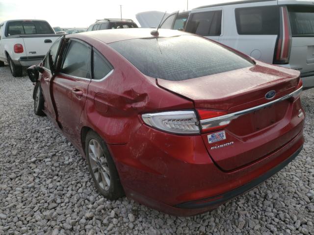 Photo 2 VIN: 3FA6P0HD3HR269625 - FORD FUSION SE 