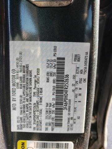 Photo 12 VIN: 3FA6P0HD4FR252636 - FORD FUSION 