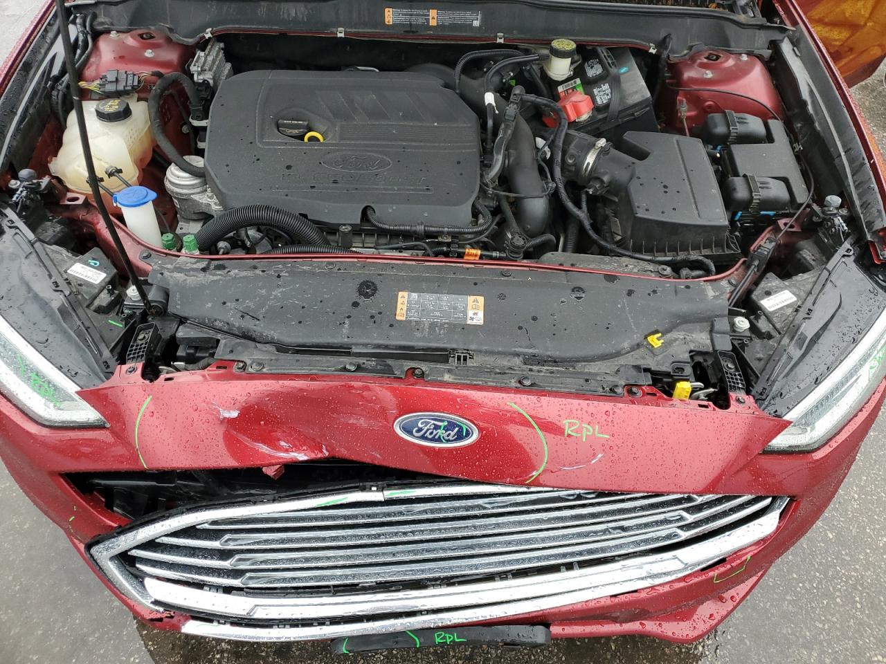 Photo 10 VIN: 3FA6P0HD4HR114257 - FORD FUSION 