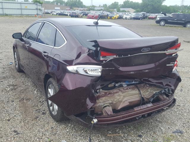 Photo 2 VIN: 3FA6P0HD4HR262506 - FORD FUSION SE 