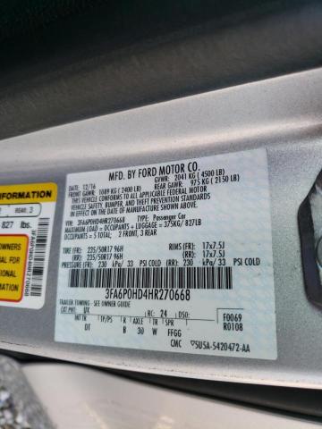 Photo 9 VIN: 3FA6P0HD4HR270668 - FORD FUSION SE 