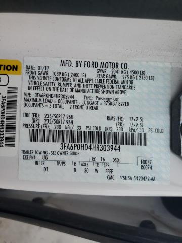 Photo 11 VIN: 3FA6P0HD4HR303944 - FORD FUSION 