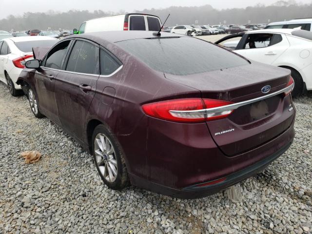 Photo 2 VIN: 3FA6P0HD4HR346308 - FORD FUSION SE 