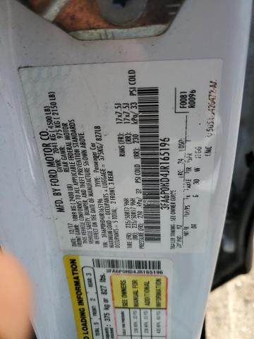 Photo 11 VIN: 3FA6P0HD4JR165196 - FORD FUSION SE 