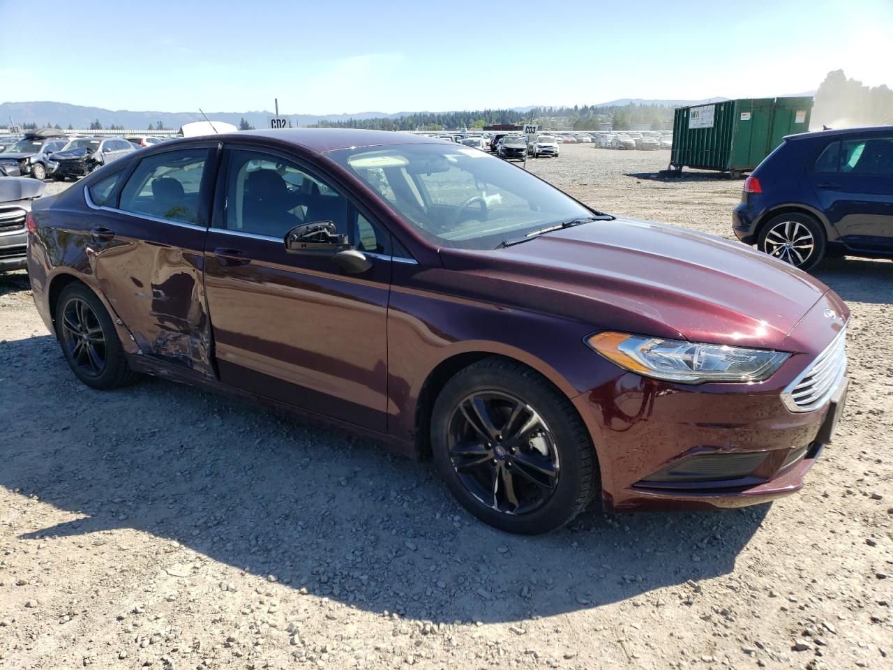 Photo 3 VIN: 3FA6P0HD4JR187814 - FORD FUSION 