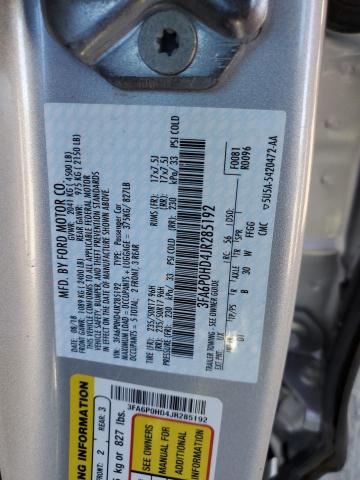 Photo 11 VIN: 3FA6P0HD4JR285192 - FORD FUSION SE 