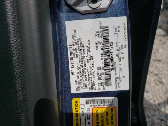 Photo 11 VIN: 3FA6P0HD4KR142227 - FORD FUSION 